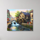 Mill In The Village キャンバスプリント (正面)
