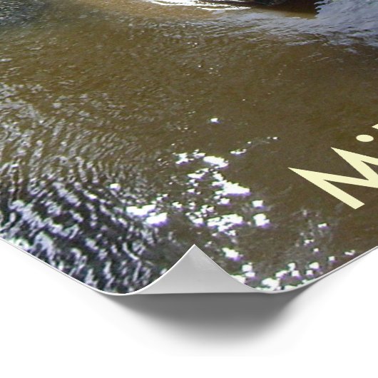 Mill on Certovka Canal, Prague.  ポスター (角)