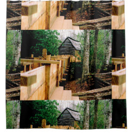 Mill Scene シャワーカーテン