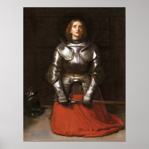 Millais - Joan Of Arc ポスター