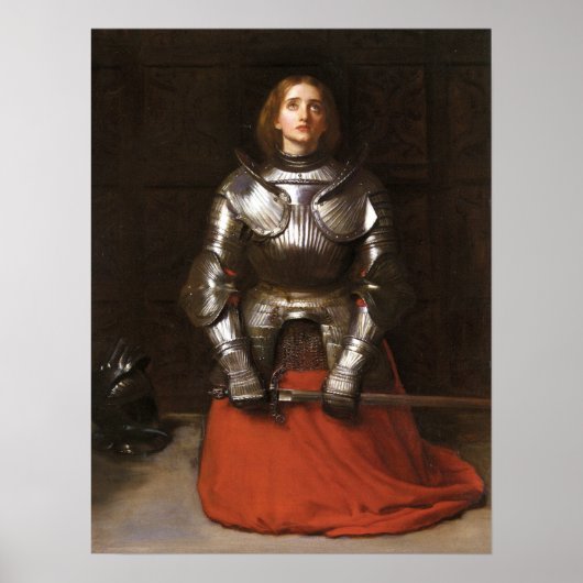 Millais - Joan Of Arc ポスター (正面)
