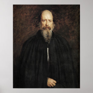 Millais - Lord Alfred Tennyson 1881 ポスター