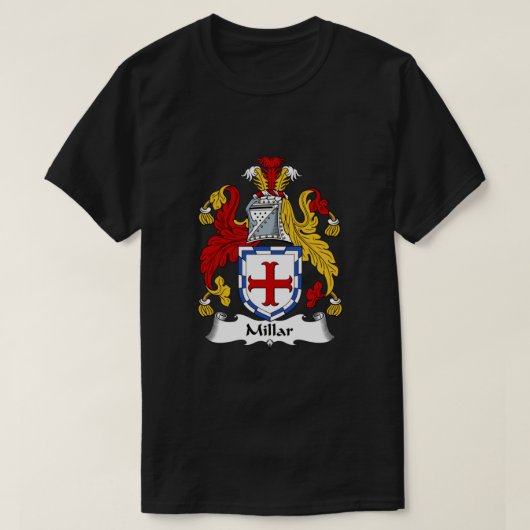 Millar Coat of Arms  Millar Family Crest Classic Tシャツ (デザイン正面)