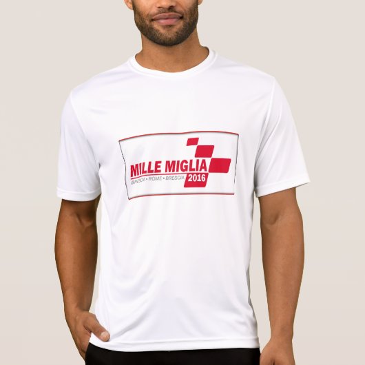 Mille Miglia - Racing Design T-Shirt Tシャツ (正面)