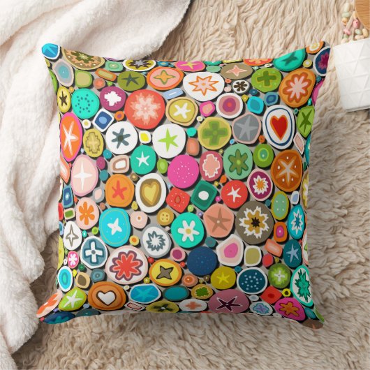 millefiori クッション (ブランケット)