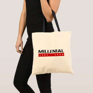 Millenial 1981-1996. Totebag. トートバッグ