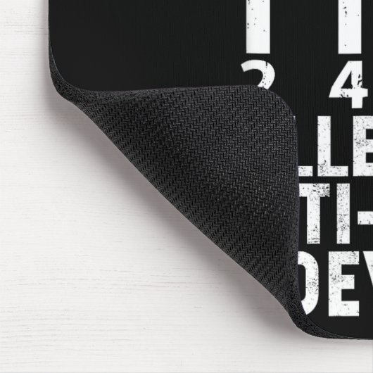 Millennial Anti Theft Device _ Funny Stick Shift  マウスパッド (コーナー)