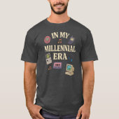 Millennial Funny Throwback Shirt 90s Party Tshirt  Tシャツ (正面)