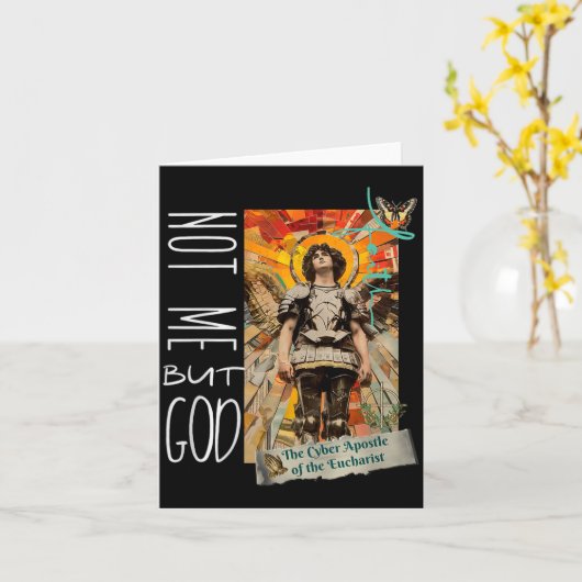 Millennial Saint The Eucharist Not Me God Premium  カード (黄色い花)