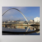 Millennium Bridge, Gateshead, Uk ポスター (正面)