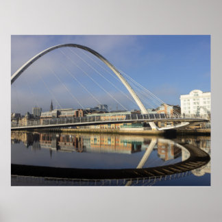 Millennium Bridge, Gateshead, Uk ポスター