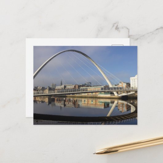 Millennium Bridge, Gateshead, Uk ポストカード (正面/裏面インサイチュ)