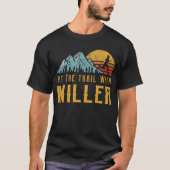 MILLERファミリーランニングズ – MILLERでトレイルをヒット Tシャツ (正面)