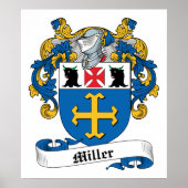 Miller Family Crest Poster ポスター (正面)