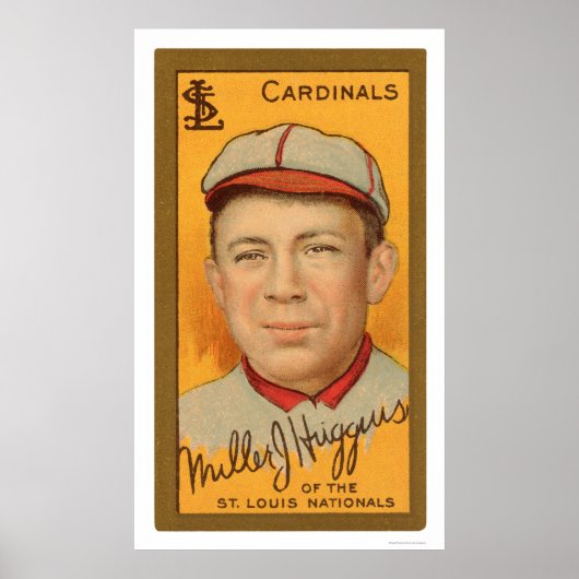 Miller Huggins Cardinals Baseball 1911 ポスター (正面)