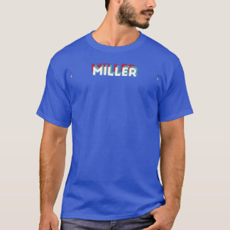 Miller Name Funny Name Miller 80s theme Tシャツ