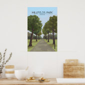 Millfields Park Hackney London Travel Poster ポスター (キッチン)