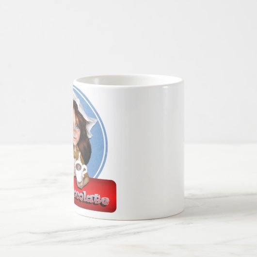 Millieのミルクの女中のマグ コーヒーマグカップ (中央)