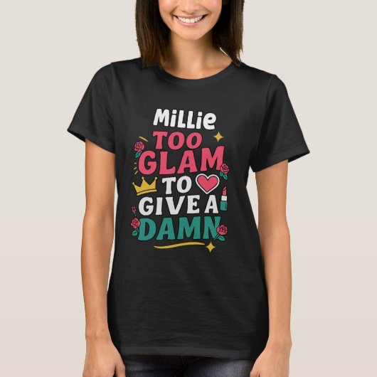 MILLIE パーソナライズ 女性 ギフト カスタム MILLIE Tシャツ (正面)