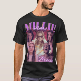 Millie Bobby Brown Aesthetic Collage  Tシャツ