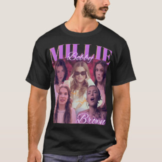 Millie Bobby Brown Aesthetic Collage  Tシャツ