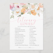 Millie Literary Loves Game 招待状 (正面)