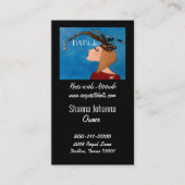 「Millineryファッション – 態度と帽子」 DIVA 名刺 (正面)