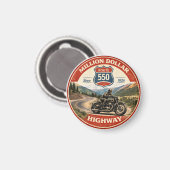  Million Dollar Highway Route 550 motorcycle gifts マグネット (正面/裏面)