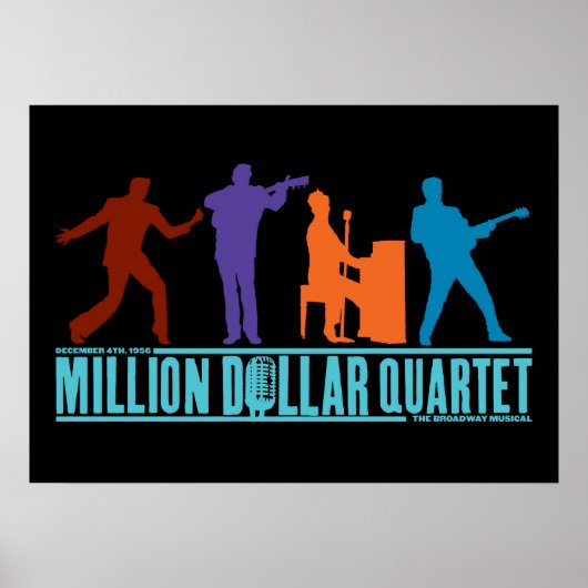 Million Dollar Quartet On Stage ポスター (正面)