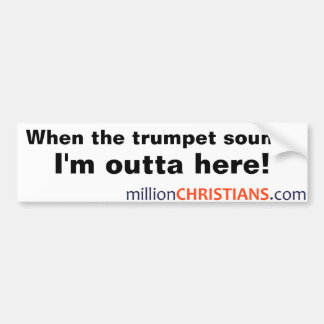 millionChristians.com Bumberのステッカー バンパーステッカー