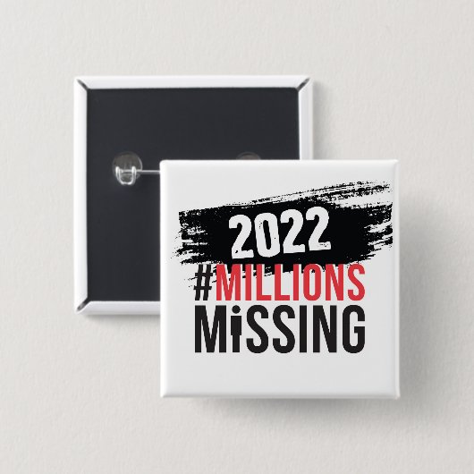 #MillionsMissing 2022ロゴボタン 缶バッジ (正面&裏面)