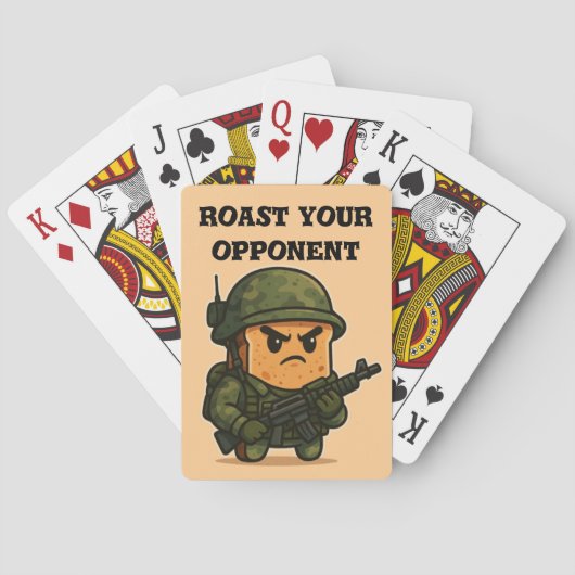 | Millitary Tost | Roast your oponent  トランプ (裏面)