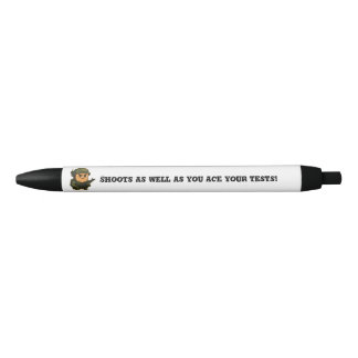 Millitary Tost Shoots as well as you ace your test 黒ボールペン