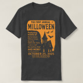 Milloween 2025 Tシャツ (デザイン正面)