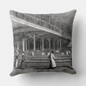 Mills -二人部屋1851年学部長(litho) クッション (裏面)