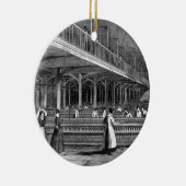 Mills -二人部屋1851年学部長(litho) セラミックオーナメント (右)