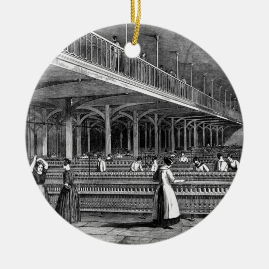 Mills -二人部屋1851年学部長(litho) セラミックオーナメント (正面)