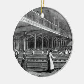 Mills -二人部屋1851年学部長(litho) セラミックオーナメント (左)