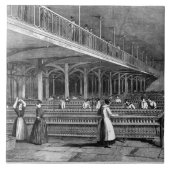 Mills -二人部屋1851年学部長(litho) タイル (正面)