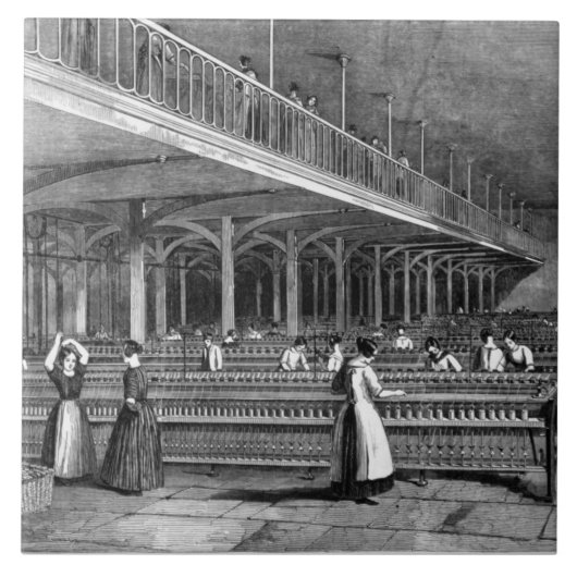 Mills -二人部屋1851年学部長(litho) タイル (正面)