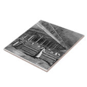 Mills -二人部屋1851年学部長(litho) タイル (側面)