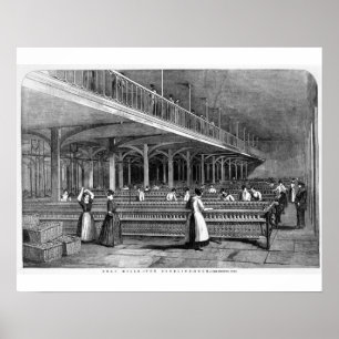 Mills -二人部屋1851年学部長(litho) ポスター