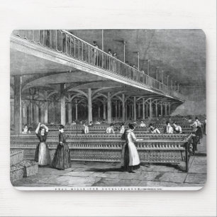 Mills -二人部屋1851年学部長(litho) マウスパッド
