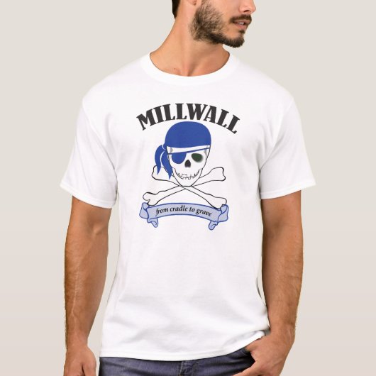 Millwallの海賊 Tシャツ (正面)