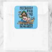 Millwrightステッカー スクエアシール (バッグ)