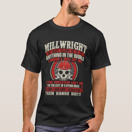Millwright私の技術は私が何かを修正することを可能にする – Ma Tシャツ (正面)