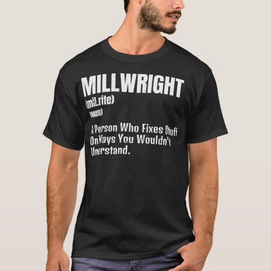 Millwright Design Definition Gift Tシャツ (正面)