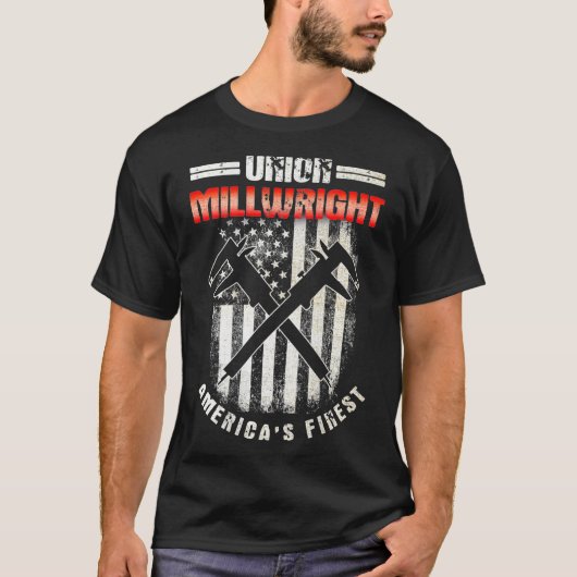 Millwright Image On Back Of Clothing _14 Tシャツ (正面)