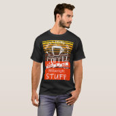 Millwright Premiumおもしろい用のコーヒーグラフィックDCOR Tシャツ (正面フル)