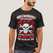 Millwright Skull Premium Tシャツ (正面)
